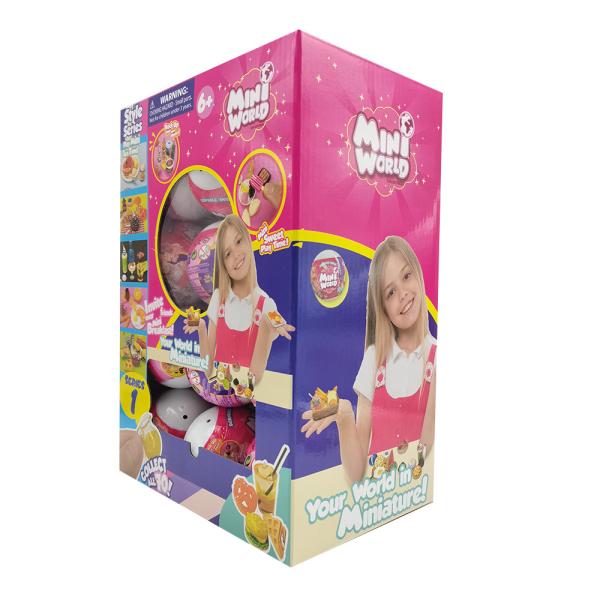 Mini World  Alimentos Sorpresa Displ/24 Serie 1 6a+