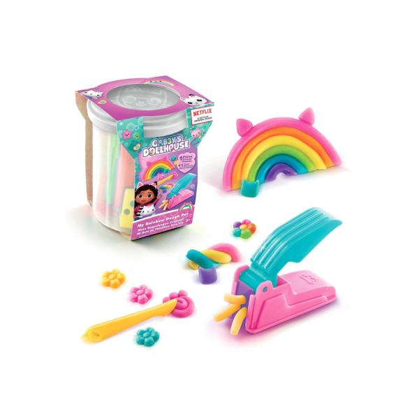 Plasticina de Arcoiris con Accesorios Displ/12 Surt/4 3a+