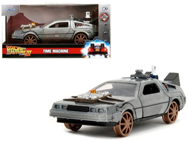 Carro Regreso al Futuro 3 Hollywood Rides Time Machine 1:32 8a+