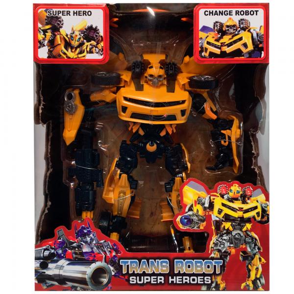 TransRobot de Lujo Súper Heroes 2en1 Amarillo 3a+(421072)