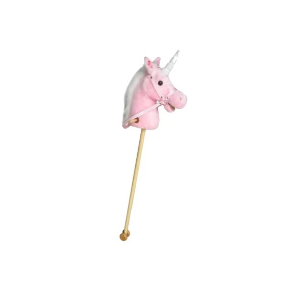 Unicornio d/Palo Rosado c/Ruedas 3a+ (26534)