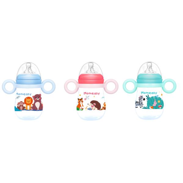 Chupon Para Bebé  De Plástico Anti Cólicos 10oz 6M+ Surt/3