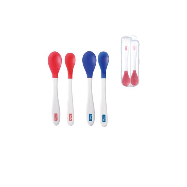 Set De Dos Cucharas Pasticas Sensibles Al Calor Surt/2  6M+