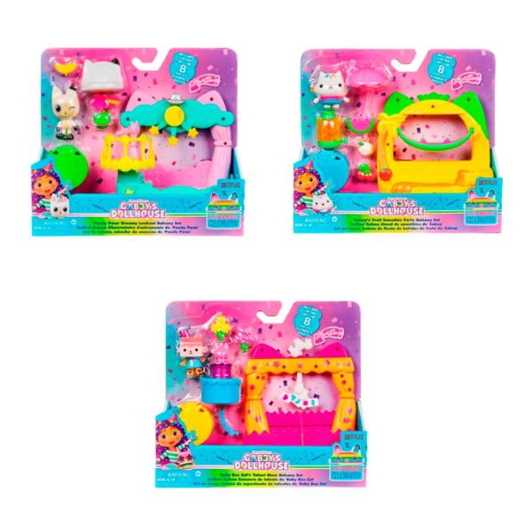 Set de Balcón Figuras de la Casa de Muñecas de Gabby's Surt/3 3a+