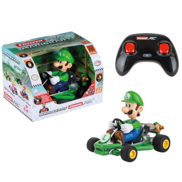 Carro Control Remoto 2,4GHz Mario Kart Luigi Esc 1:18 6a+(370200984)