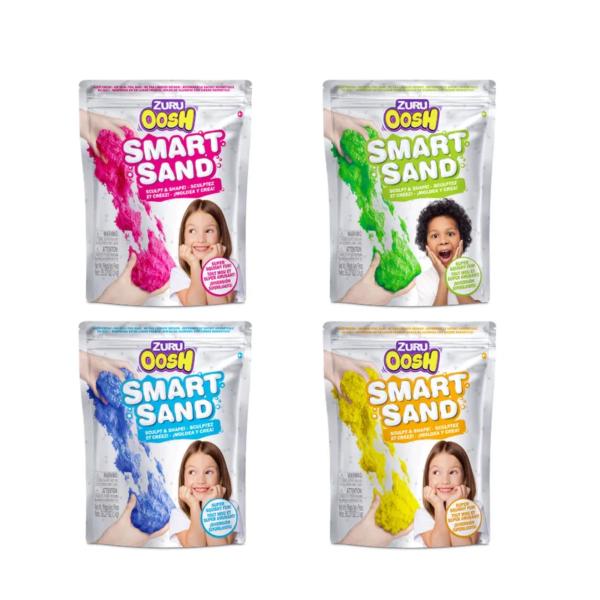 Arena Moldeable en Bolsa Oosh Smart Sand Displ/6 Surt/4 1KG 4a+