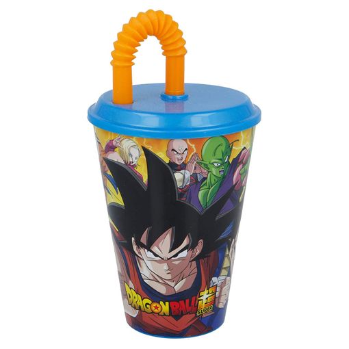 Vaso con Pajilla de Dragon Ball Super 430ml