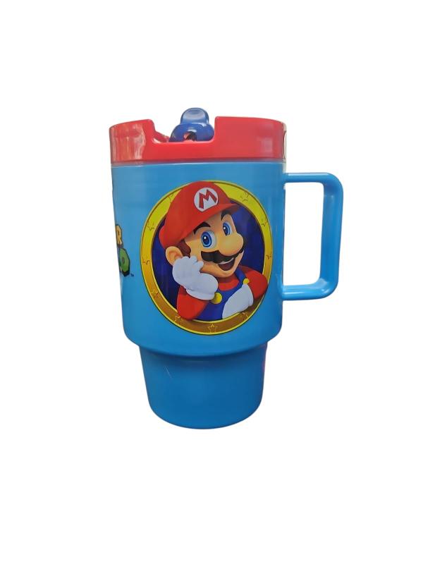 Vaso Cool con Pajilla de Super Mario 530ml