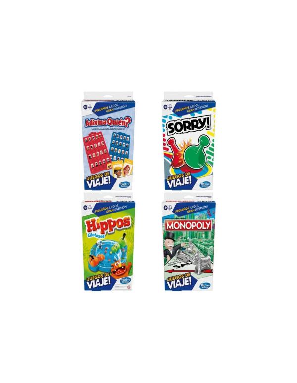Hasbro Games - Juegos de Mesa de Viaje surtido 8a+