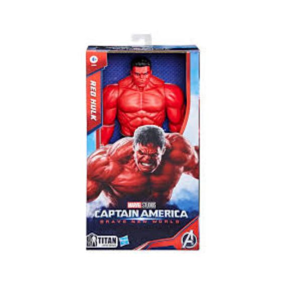 Figura Marvel Capitan America Hulk Rojo 4a+
