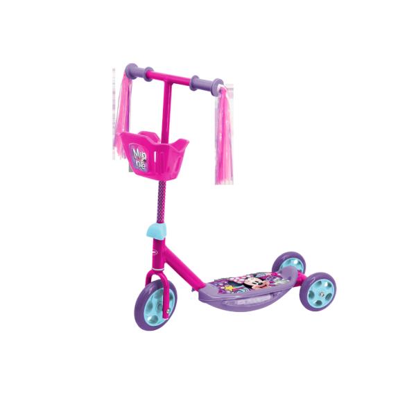 Scooter 3 Ruedas Luz y Sonidos  con canasta Minnie 3a+