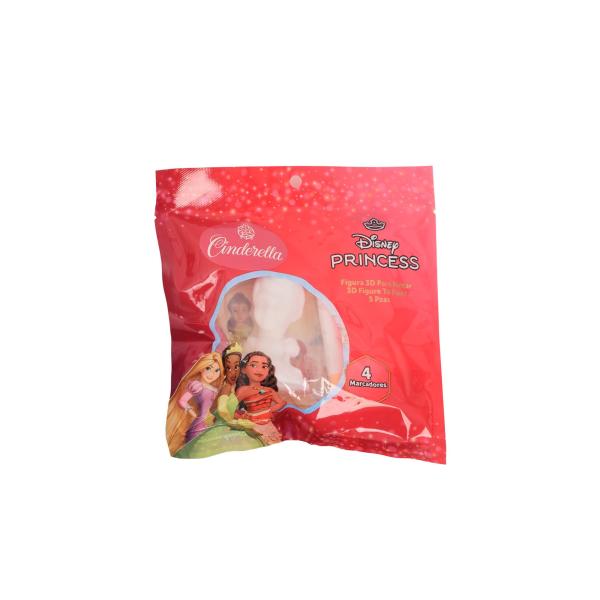 Figura 3D para Pintar Disney Princesas Surt/3 3a+ (PT-PR-PNM)