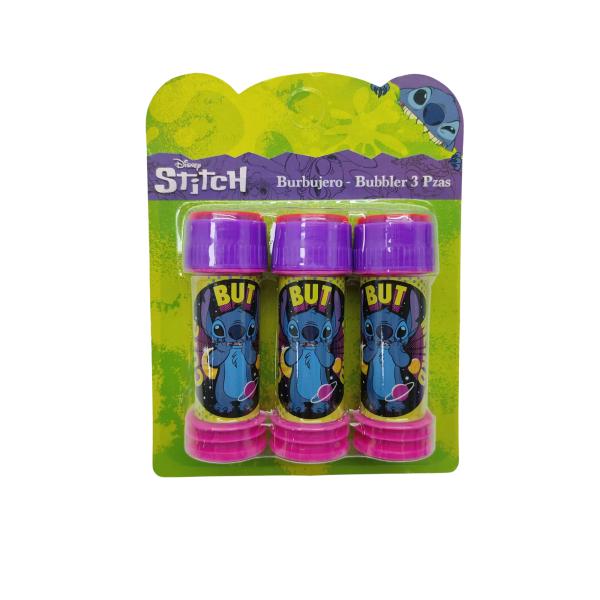 Set de 3 Burbujas Disney Stitch 3a+ (DT-STI-B18)