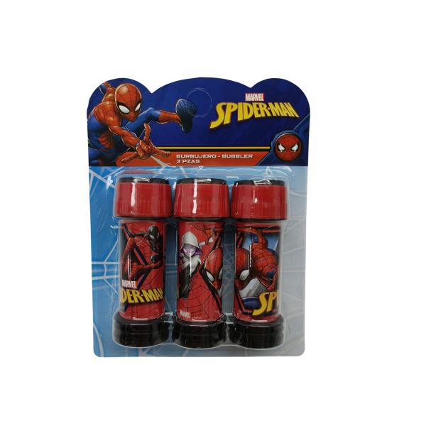 Set de 3 Burbujas Marvel Spider-Man 3a+ (MT-SP-B18)