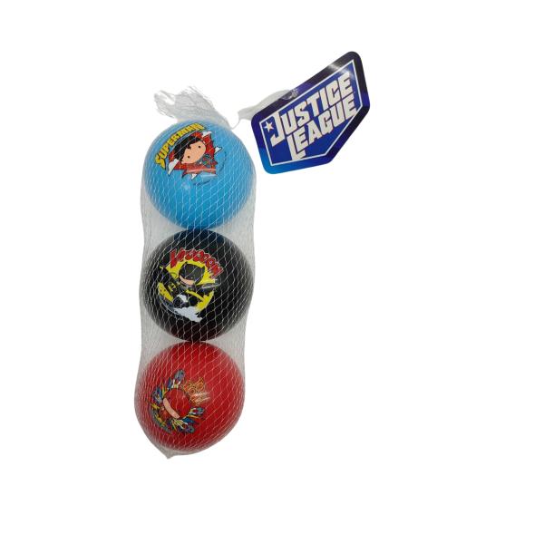 Set de 3 Pelotas DC Liga de la Justicia 3a+ (WT-JL-3SET)