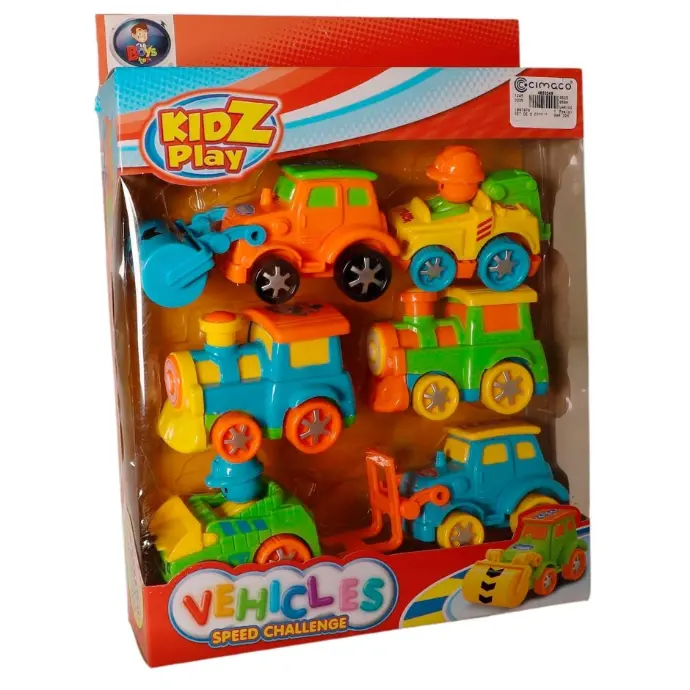 Mini Vehículos Set de 6 3a+(425599)