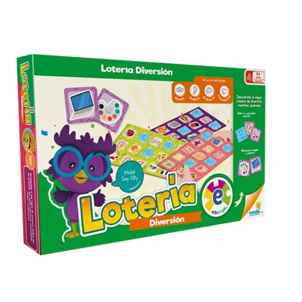 Juego Didáctico Lotería Diversión Edu Bilingue 6a+