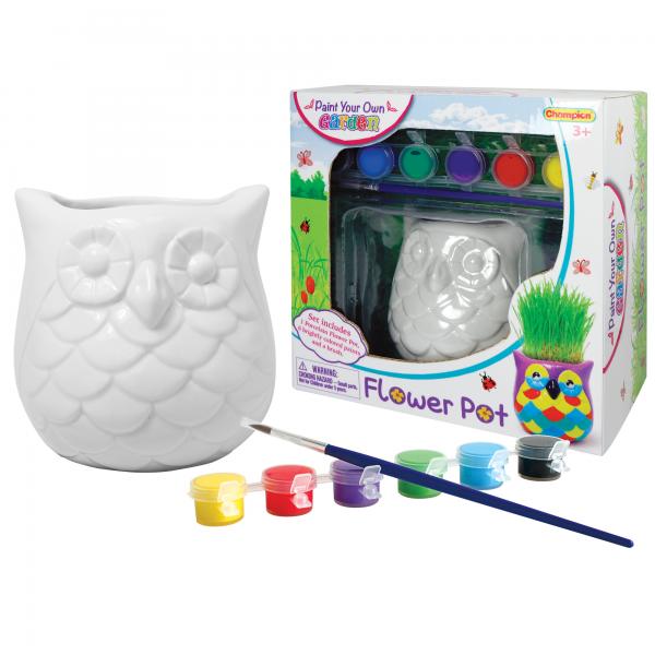 Pinta Tu Propia Maceta de Búho 8a+