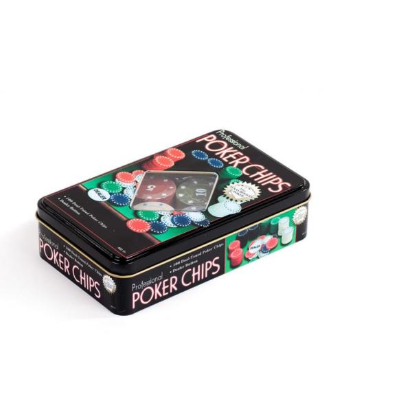 Fichas de Poker Profesionales Caja de  Aluminio 10a+