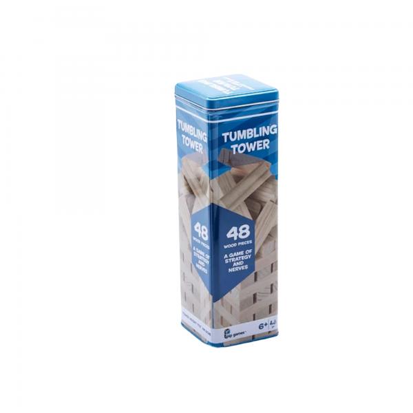 Juego Torre de Madera 48pzs Caja Metálica 6a+