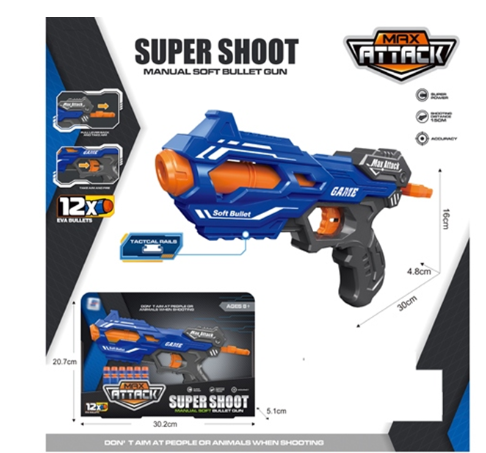 Lanzador Bolas de Espuma Blaze Storm 5pzs 8a+