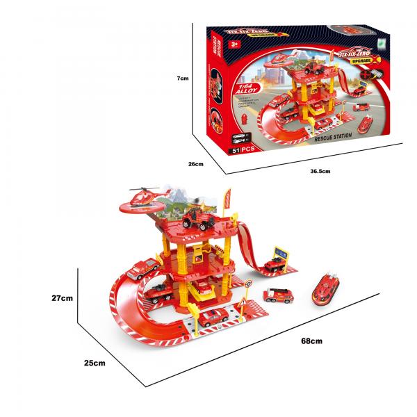 Estación de Rescate de Bomberos 50pzs 3a+