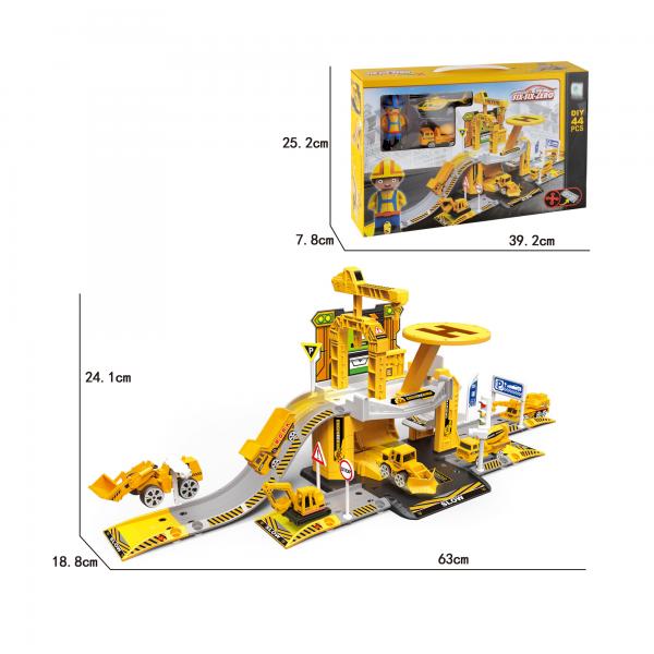 Estación Ingenieria y Vehículos de Construcción 44pzs 3a+