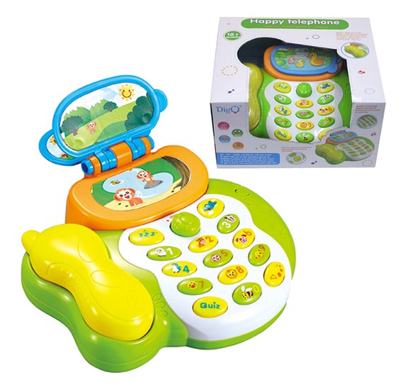 Teléfono con Luces y Sonidos 12m+