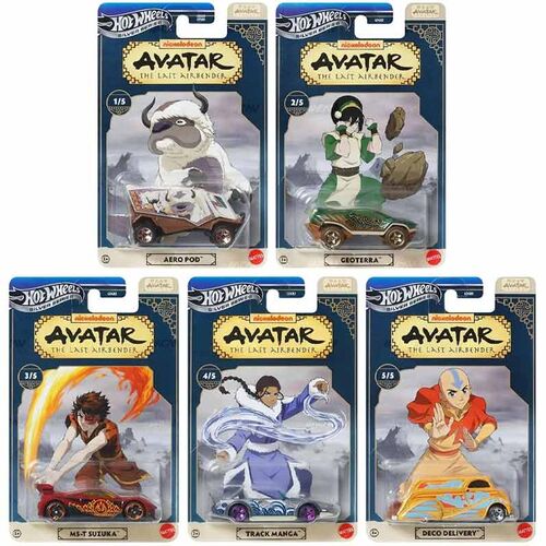 Hot Wheels Carros de Avatar Surt/5 3a+