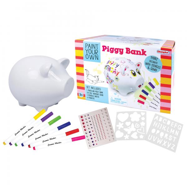 Pinta Tu Propia Alcancía Cerdito 8a+