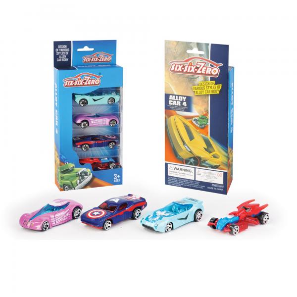 Carros Six-Six-Zero Set de 4 3a+