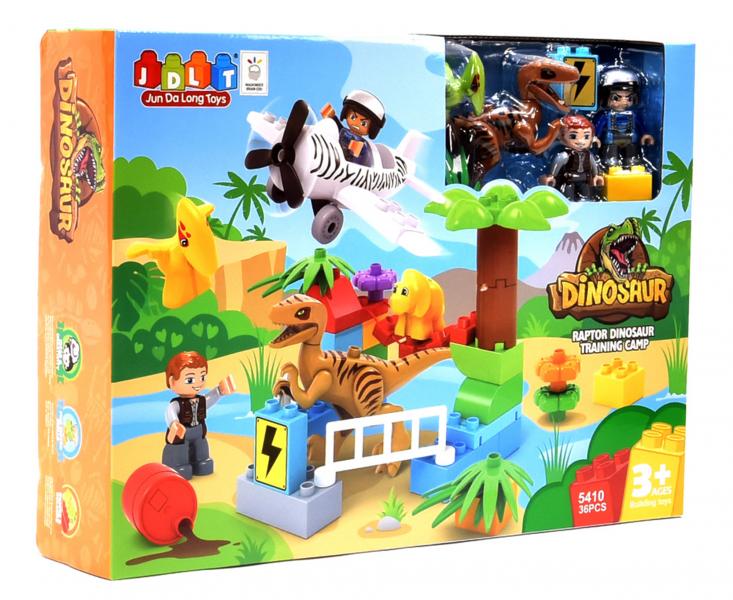 Bloques de Construcción Dinosaurios 36pzs 3a+