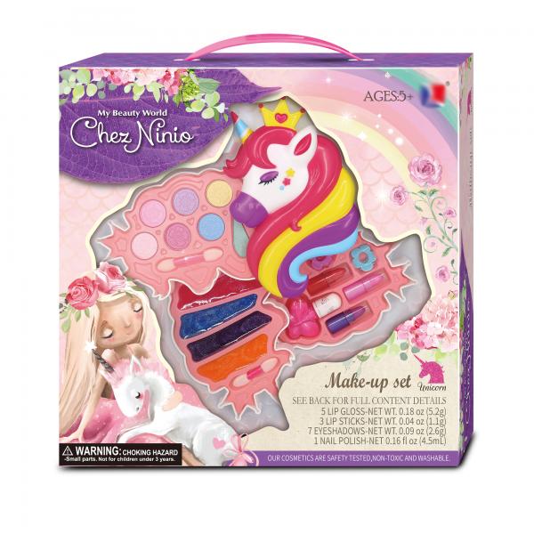 Maquillaje Chez Ninio Estuche de Unicornio Grande 5a+