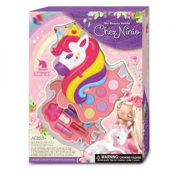 Maquillaje Chez Ninio Estuche de Unicornio 5a+