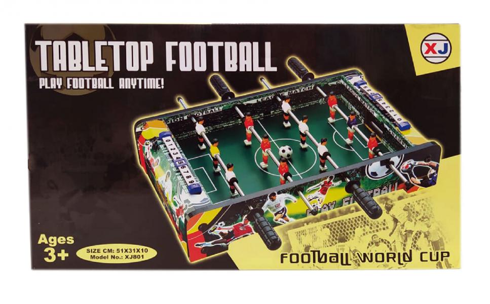 Mini Mesa de Futbolín 51x31x10cm 3a+