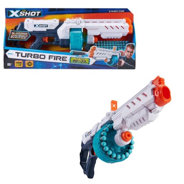 Lanzador de Dardos de Espuma X-Shot Turbo Fire 8a+