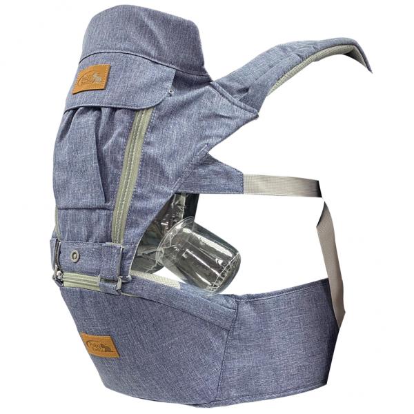 Porta Bebé con Asiento de Cadera 5 en1 Azul 4-36m, 3.6kg-15kg (444453)