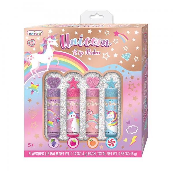 Bálsamo Labial de Unicornio Set de 4 5a+
