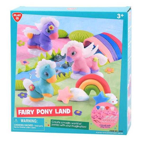 Juego de Plasticna Pony de Hadas 3a+