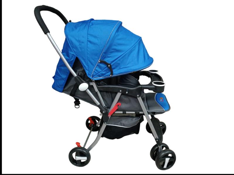 Coche para Bebé Azul con Gris 15Kg Max
