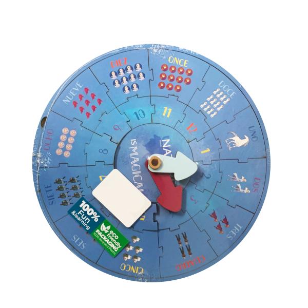 Reloj Rompecabezas Didáctico Frozen 3a+