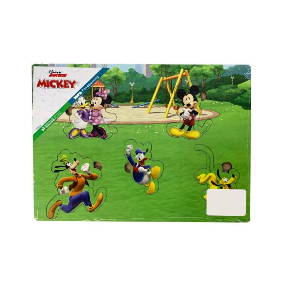Rompecabezas Piezas de Encajar Mickey Disny Junior 3a+