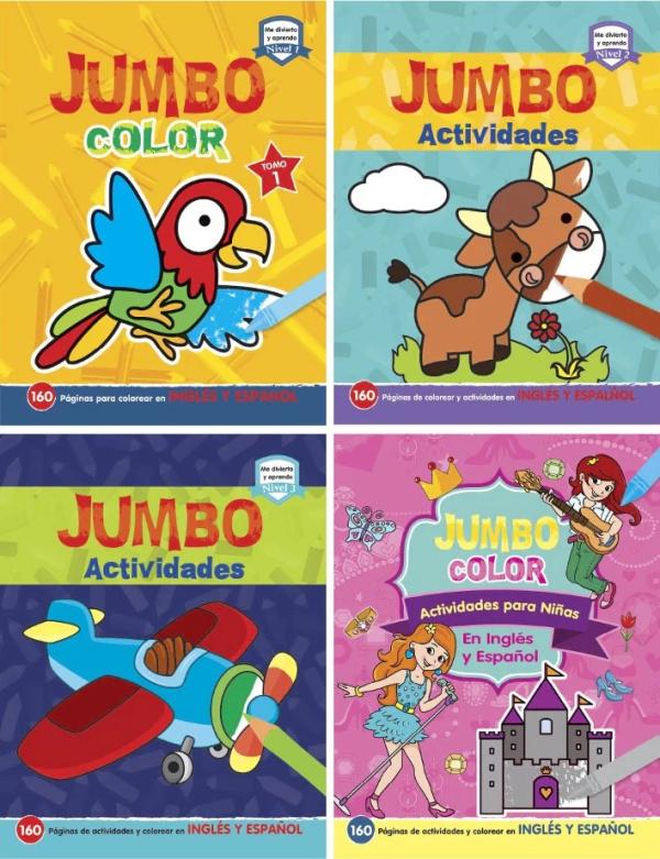 Libro Jumbo de Actividades y Colorear Surt/3 3-6a