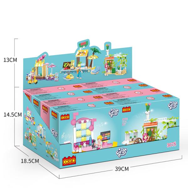 Set Bloques Armables Girls Niñas Surt/8  Display/8 6a+(venta individual)