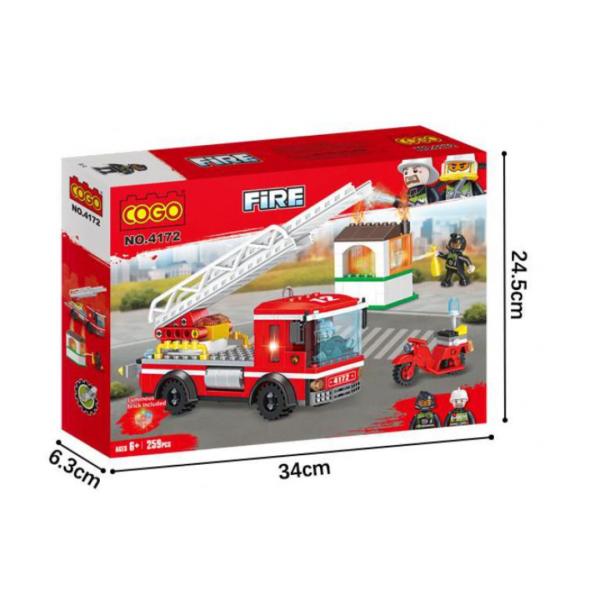 Camión de Bomberos de Armar 259 pzs 6a+