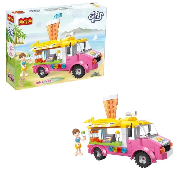 Camioneta de Jugos Armable 189pzs 6a+