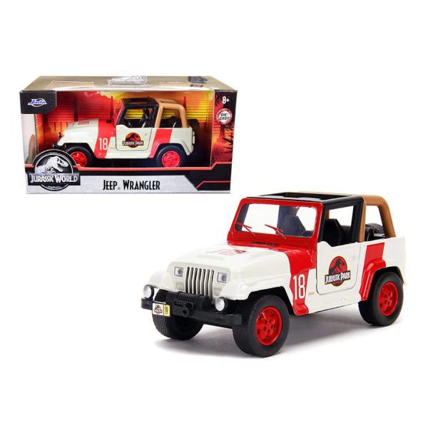 Carro Jeep Wrangler 1992 Jurassic World Esc:1:24 8a+