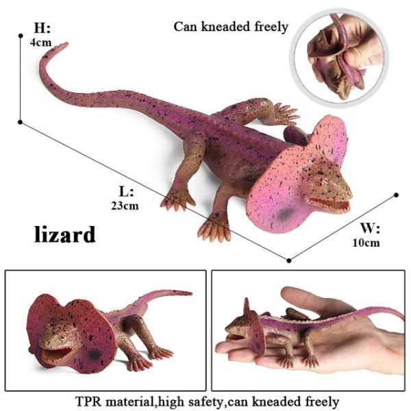 Reptiles Lagartija Morada Estirable 3a+ (447225)