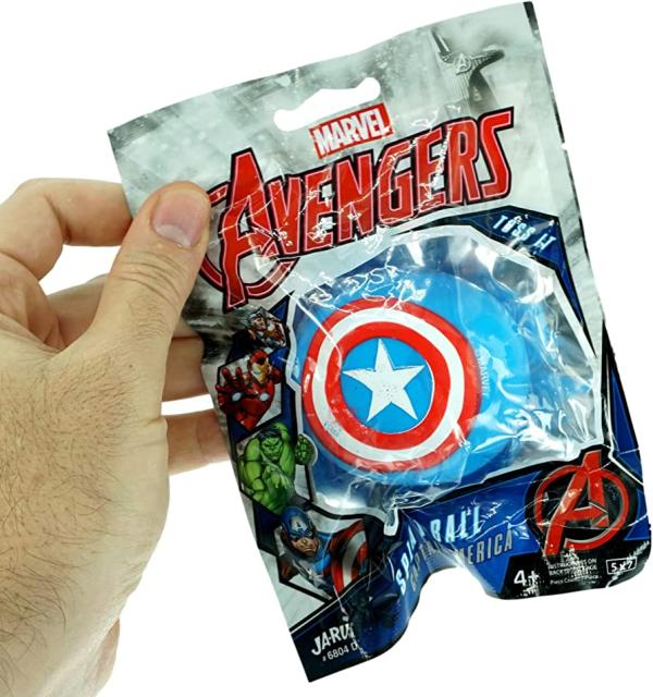 Bola para Aplastar Marvel Displ/24 Surt/4 4a+ ( 6804A-B-C-D)