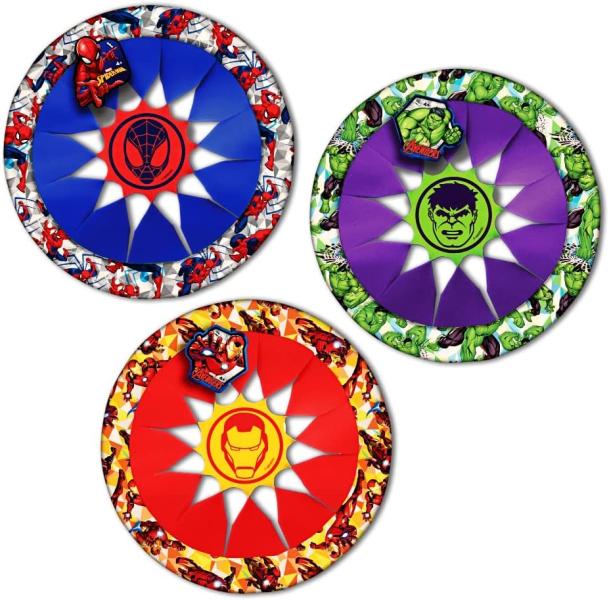 Disco Volador Aquatico Marvel Displ/12 Surt/3 4a+